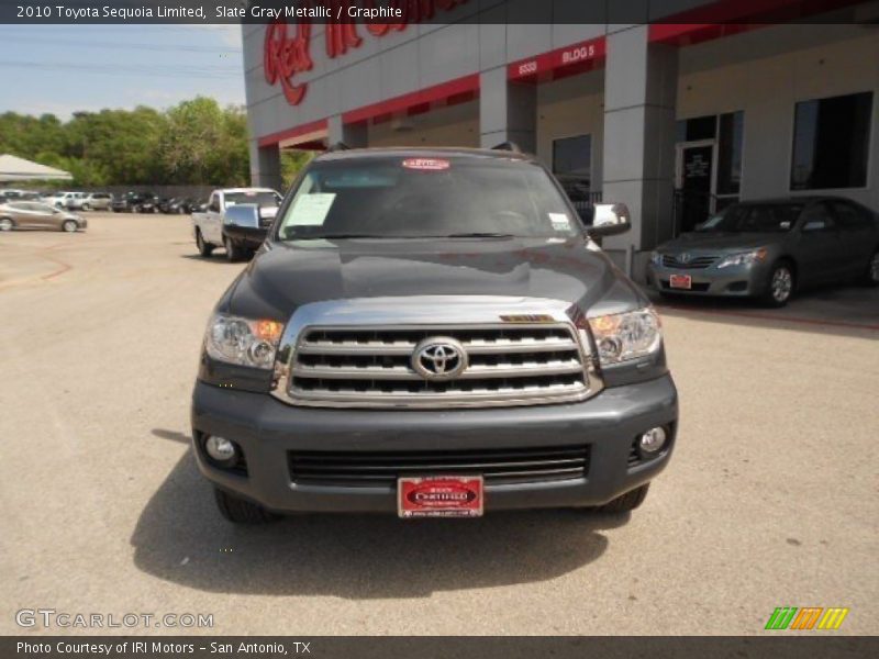Slate Gray Metallic / Graphite 2010 Toyota Sequoia Limited