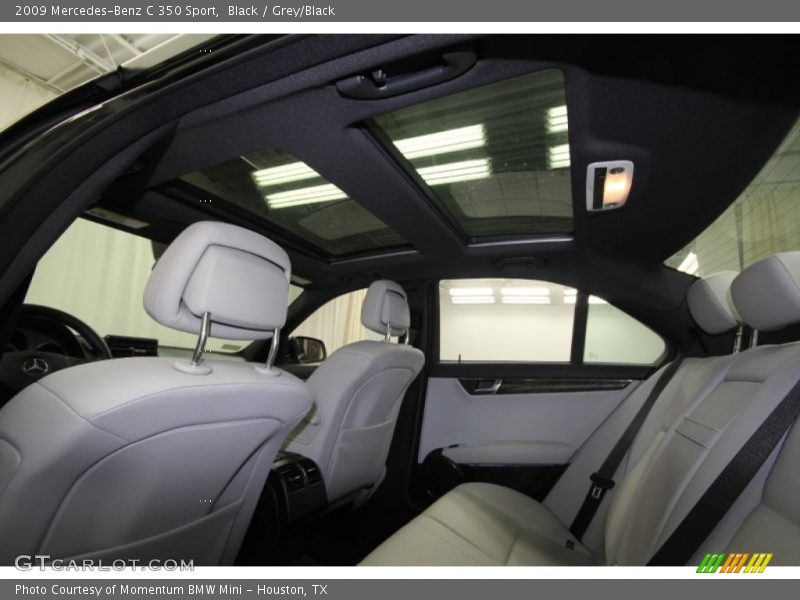 Black / Grey/Black 2009 Mercedes-Benz C 350 Sport