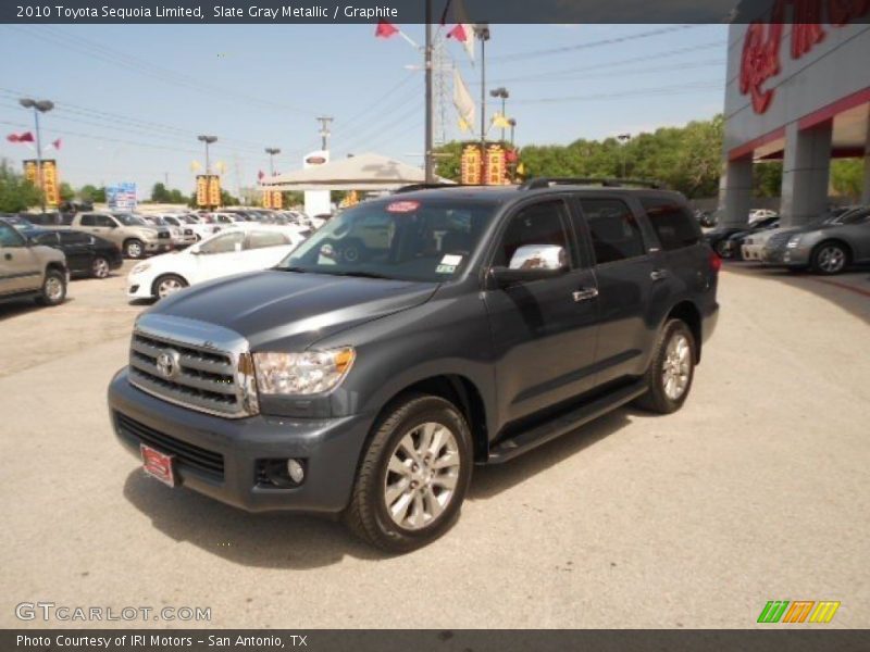 Slate Gray Metallic / Graphite 2010 Toyota Sequoia Limited