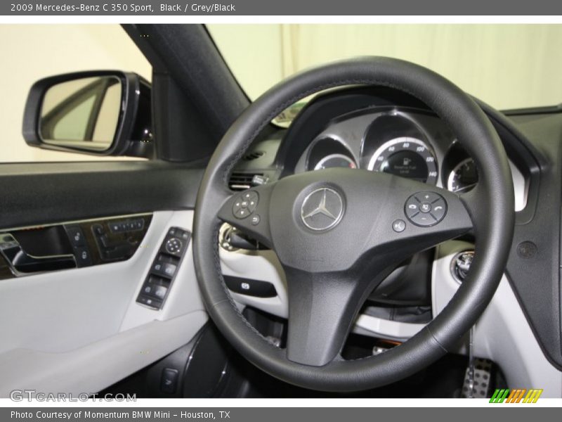 Black / Grey/Black 2009 Mercedes-Benz C 350 Sport