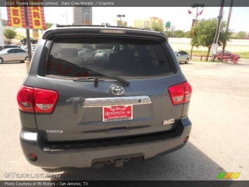 Slate Gray Metallic / Graphite 2010 Toyota Sequoia Limited