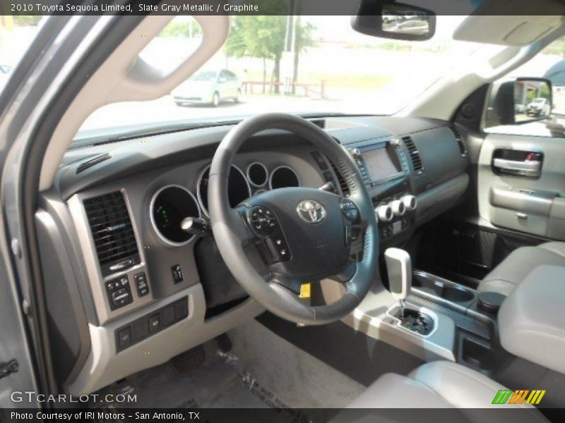 Slate Gray Metallic / Graphite 2010 Toyota Sequoia Limited