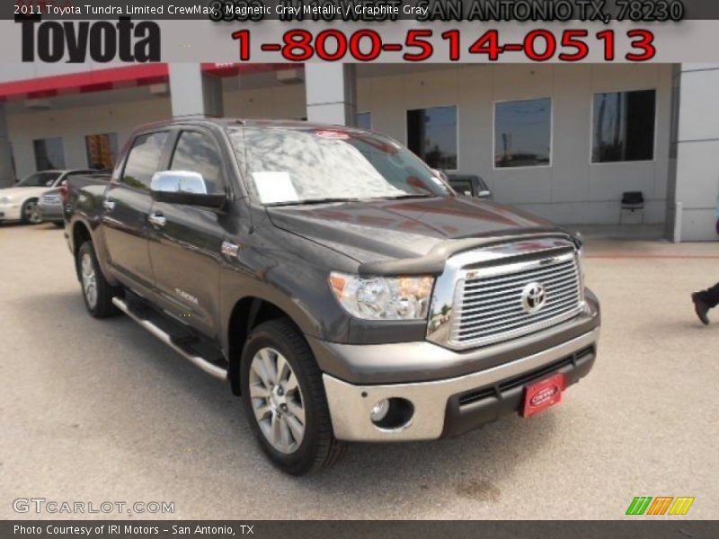 Magnetic Gray Metallic / Graphite Gray 2011 Toyota Tundra Limited CrewMax