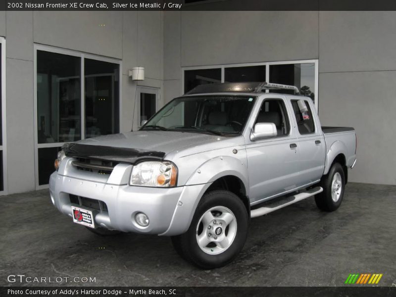 Silver Ice Metallic / Gray 2002 Nissan Frontier XE Crew Cab