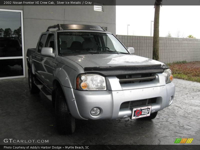 Silver Ice Metallic / Gray 2002 Nissan Frontier XE Crew Cab