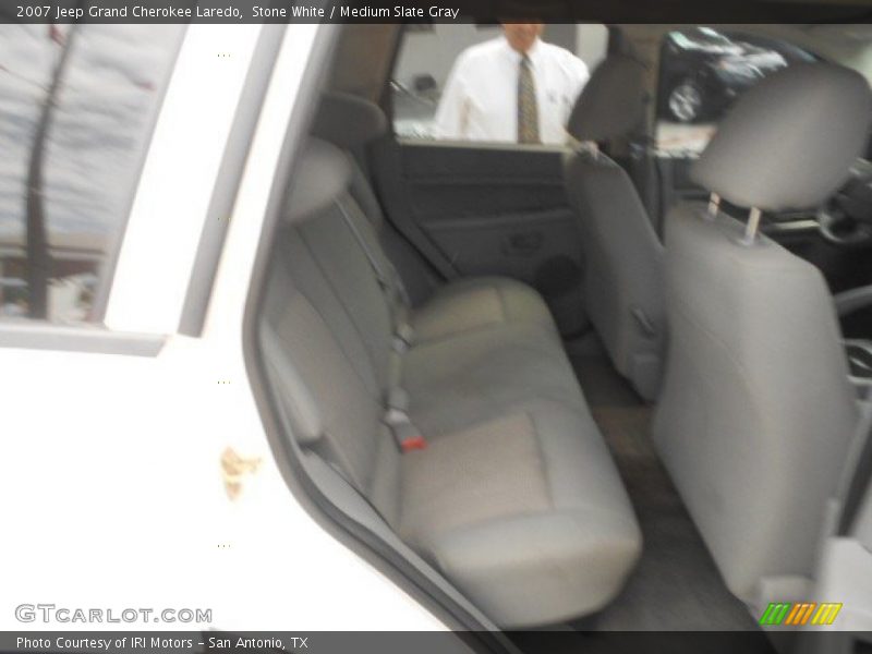 Stone White / Medium Slate Gray 2007 Jeep Grand Cherokee Laredo