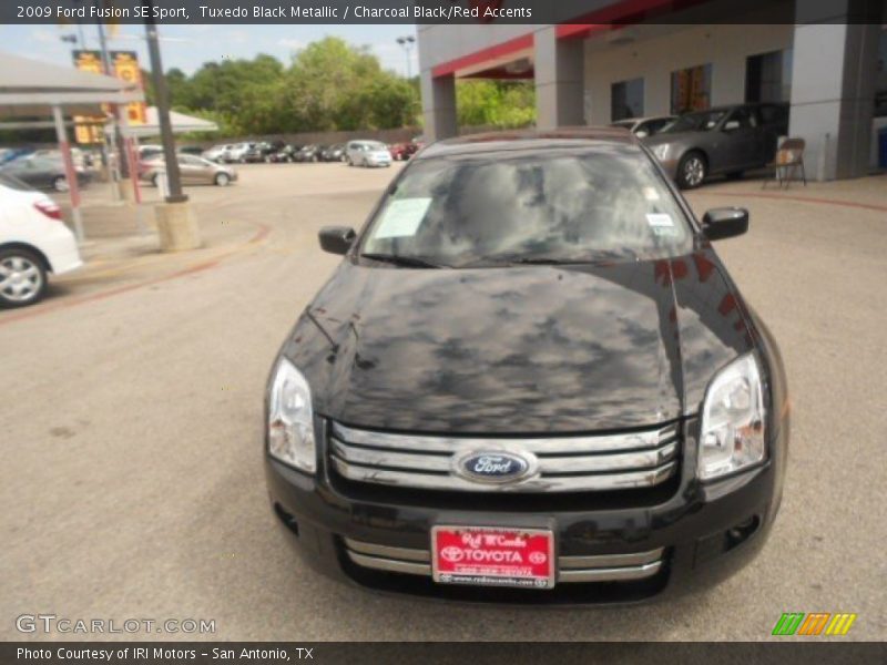 Tuxedo Black Metallic / Charcoal Black/Red Accents 2009 Ford Fusion SE Sport