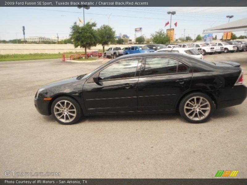 Tuxedo Black Metallic / Charcoal Black/Red Accents 2009 Ford Fusion SE Sport