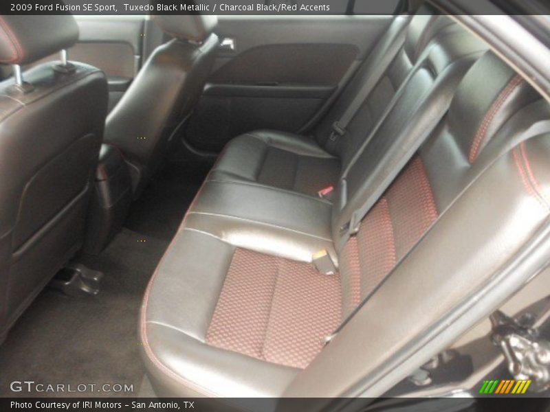 Tuxedo Black Metallic / Charcoal Black/Red Accents 2009 Ford Fusion SE Sport