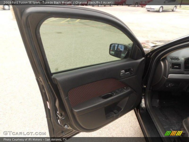 Tuxedo Black Metallic / Charcoal Black/Red Accents 2009 Ford Fusion SE Sport