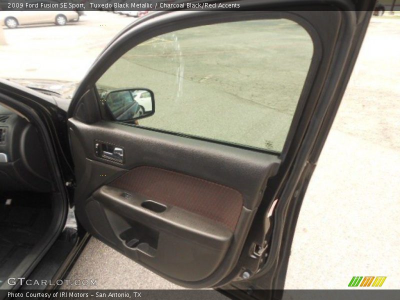 Tuxedo Black Metallic / Charcoal Black/Red Accents 2009 Ford Fusion SE Sport