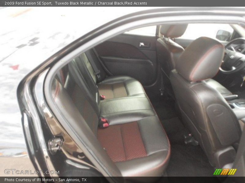 Tuxedo Black Metallic / Charcoal Black/Red Accents 2009 Ford Fusion SE Sport
