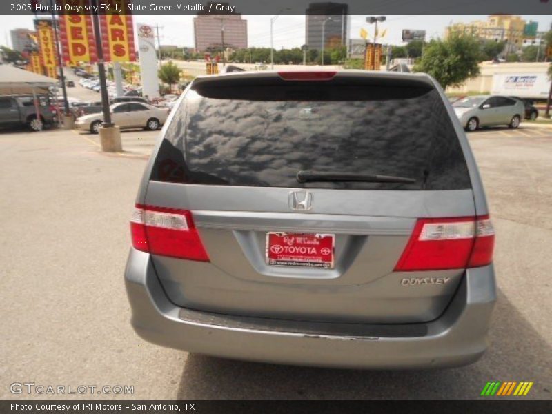 Slate Green Metallic / Gray 2005 Honda Odyssey EX-L