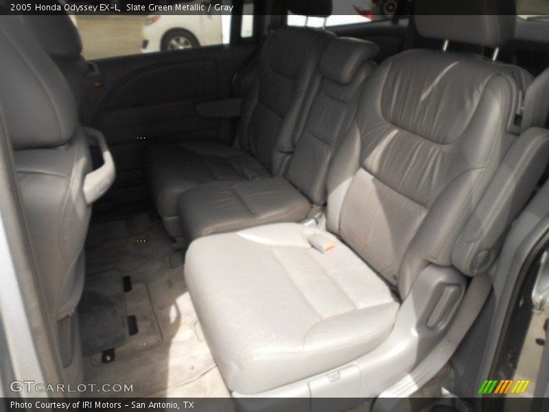 Slate Green Metallic / Gray 2005 Honda Odyssey EX-L