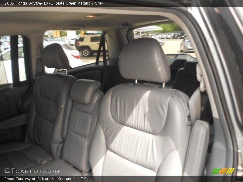 Slate Green Metallic / Gray 2005 Honda Odyssey EX-L