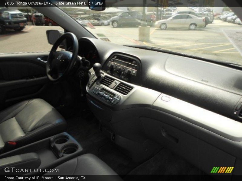 Slate Green Metallic / Gray 2005 Honda Odyssey EX-L