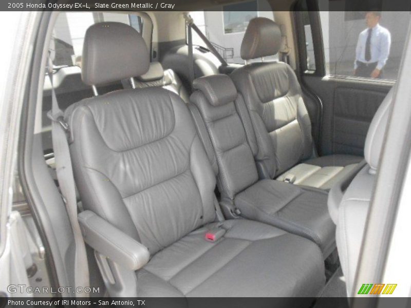 Slate Green Metallic / Gray 2005 Honda Odyssey EX-L