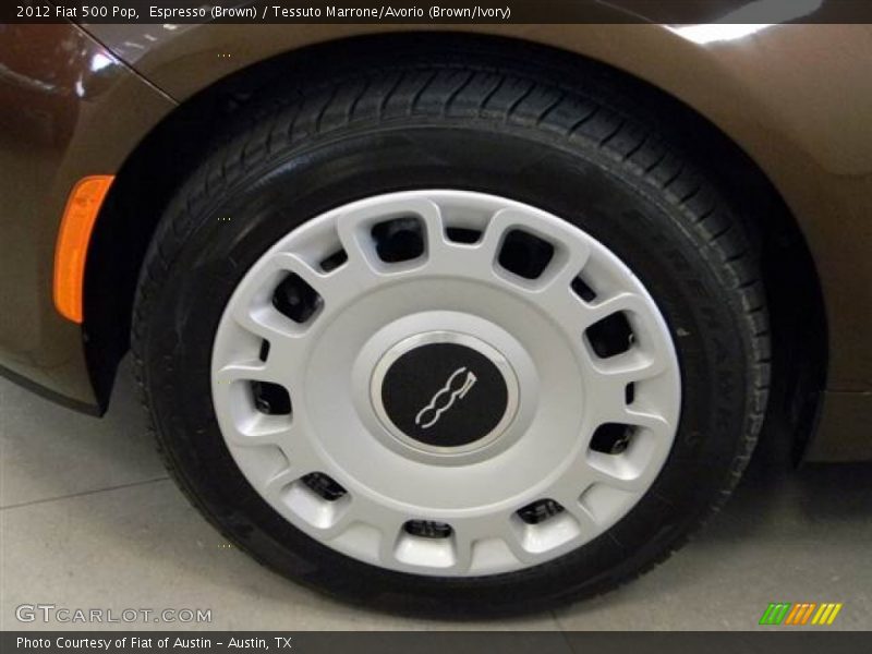 Espresso (Brown) / Tessuto Marrone/Avorio (Brown/Ivory) 2012 Fiat 500 Pop