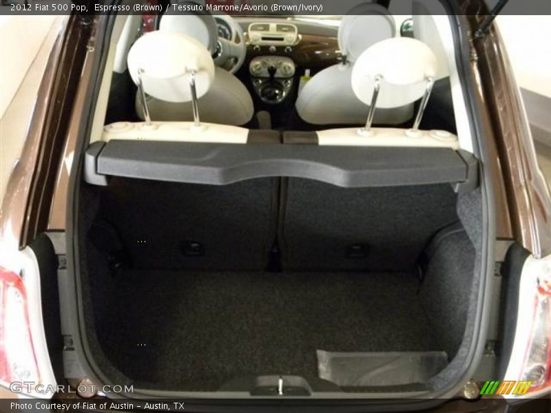 Espresso (Brown) / Tessuto Marrone/Avorio (Brown/Ivory) 2012 Fiat 500 Pop