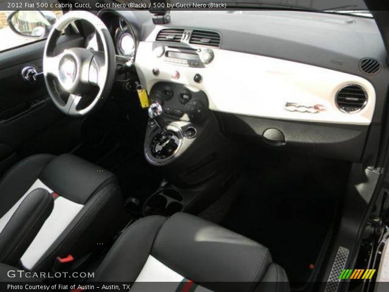 Gucci Nero (Black) / 500 by Gucci Nero (Black) 2012 Fiat 500 c cabrio Gucci