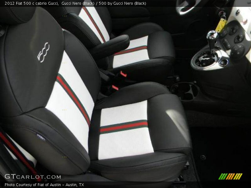 Gucci Nero (Black) / 500 by Gucci Nero (Black) 2012 Fiat 500 c cabrio Gucci