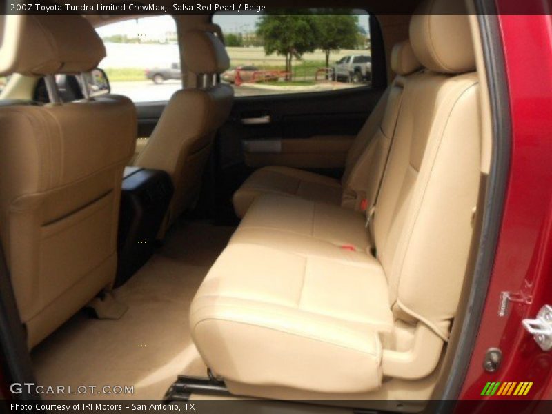 Salsa Red Pearl / Beige 2007 Toyota Tundra Limited CrewMax