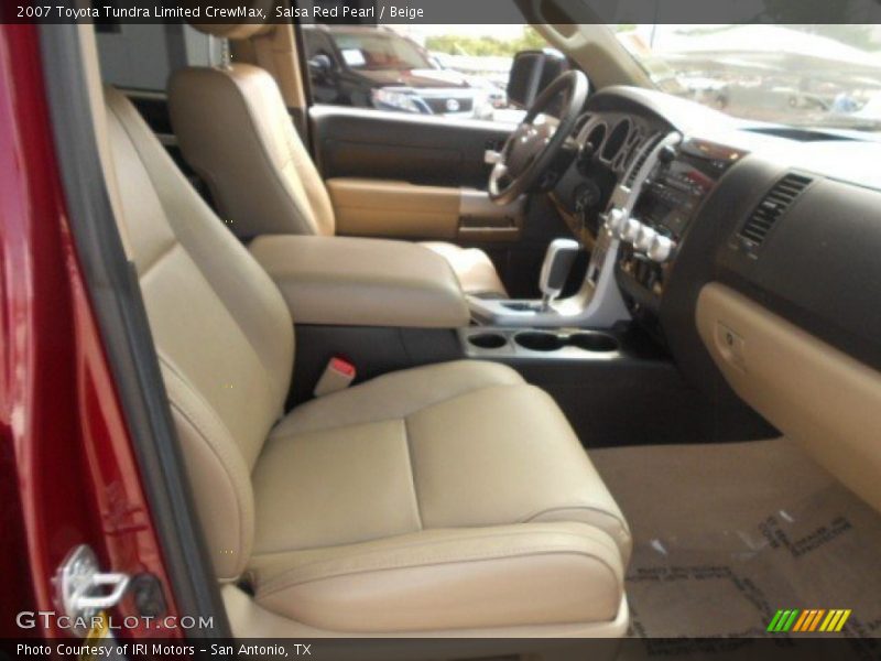 Salsa Red Pearl / Beige 2007 Toyota Tundra Limited CrewMax