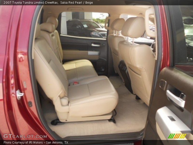 Salsa Red Pearl / Beige 2007 Toyota Tundra Limited CrewMax