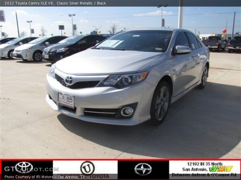 Classic Silver Metallic / Black 2012 Toyota Camry XLE V6
