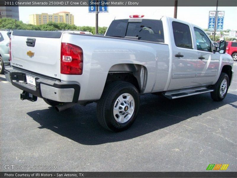 Sheer Silver Metallic / Ebony 2011 Chevrolet Silverado 2500HD LT Crew Cab