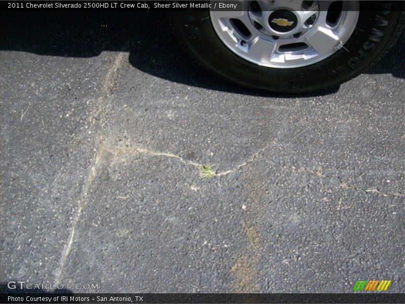 Sheer Silver Metallic / Ebony 2011 Chevrolet Silverado 2500HD LT Crew Cab