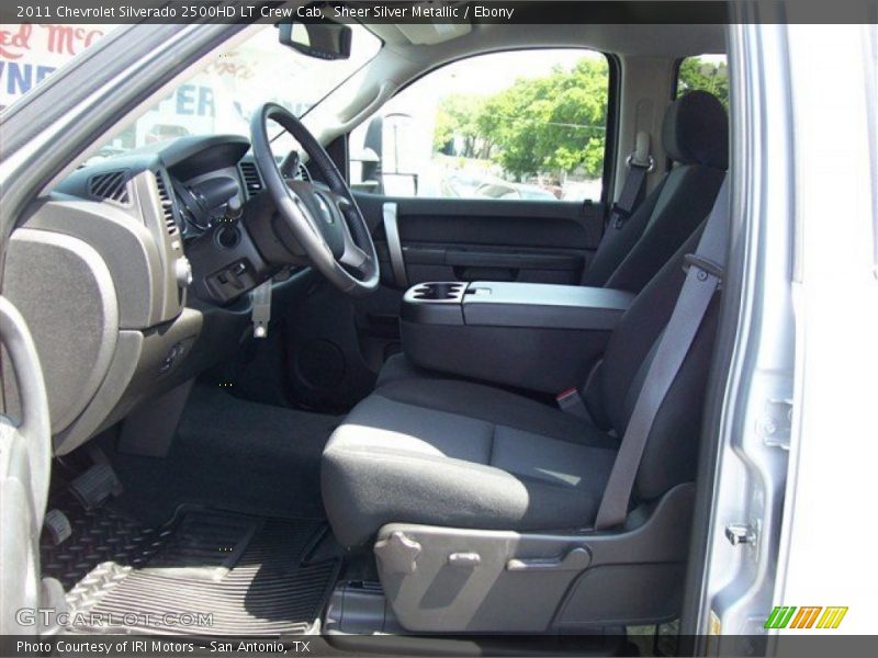 Sheer Silver Metallic / Ebony 2011 Chevrolet Silverado 2500HD LT Crew Cab
