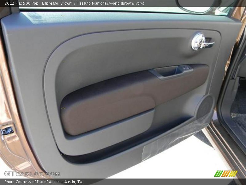 Espresso (Brown) / Tessuto Marrone/Avorio (Brown/Ivory) 2012 Fiat 500 Pop