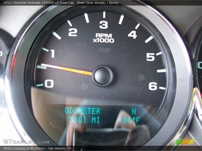 Sheer Silver Metallic / Ebony 2011 Chevrolet Silverado 2500HD LT Crew Cab