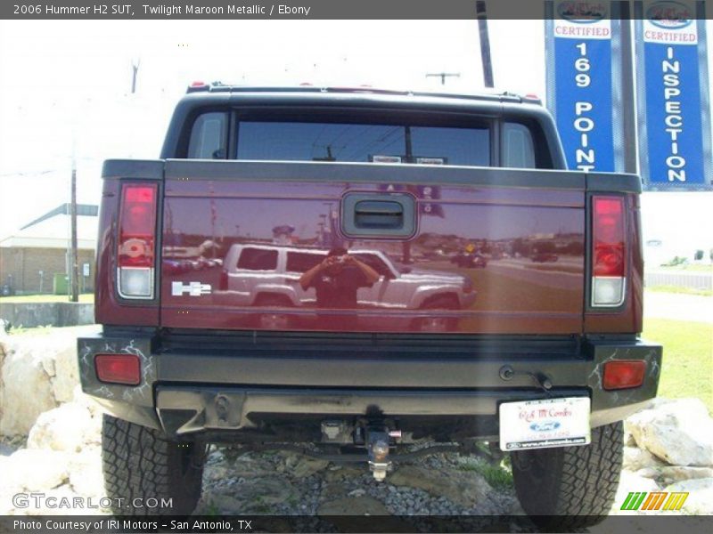 Twilight Maroon Metallic / Ebony 2006 Hummer H2 SUT