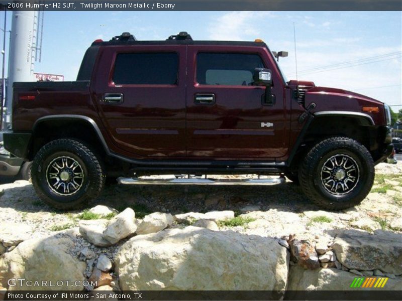 Twilight Maroon Metallic / Ebony 2006 Hummer H2 SUT
