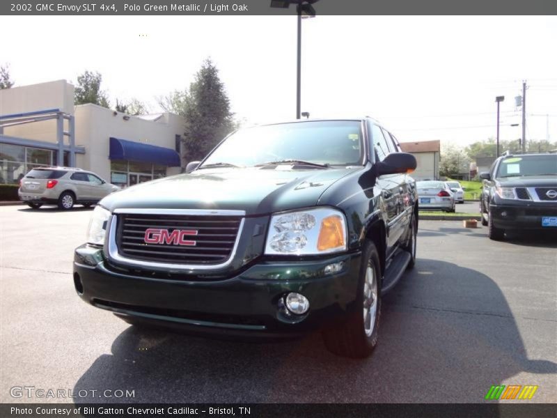 Polo Green Metallic / Light Oak 2002 GMC Envoy SLT 4x4