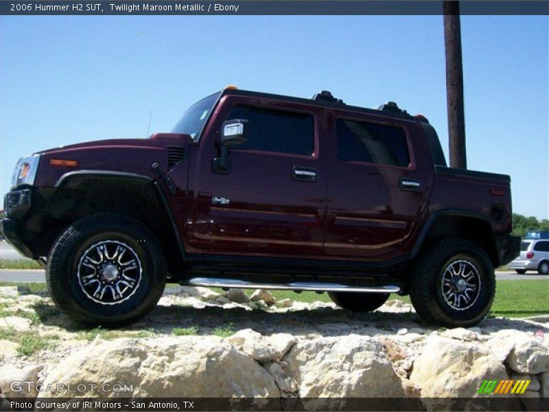 Twilight Maroon Metallic / Ebony 2006 Hummer H2 SUT