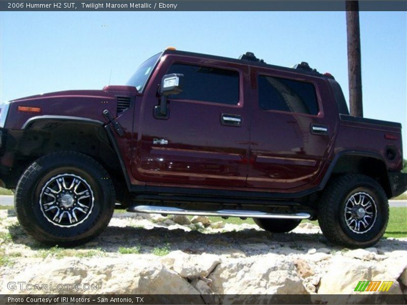Twilight Maroon Metallic / Ebony 2006 Hummer H2 SUT
