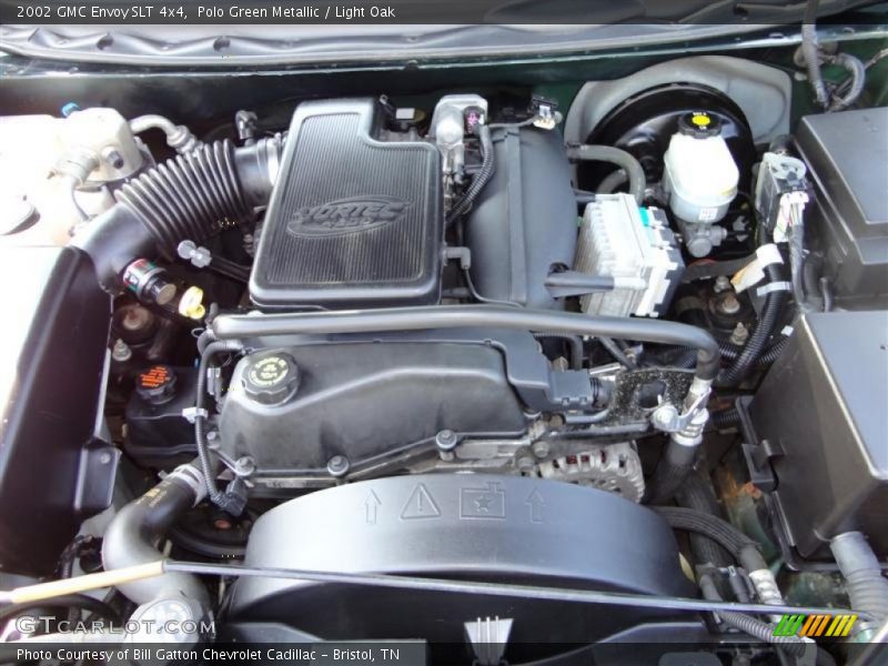 Polo Green Metallic / Light Oak 2002 GMC Envoy SLT 4x4