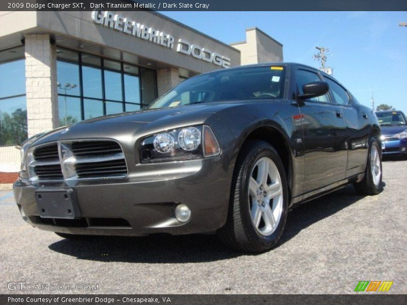 Dark Titanium Metallic / Dark Slate Gray 2009 Dodge Charger SXT