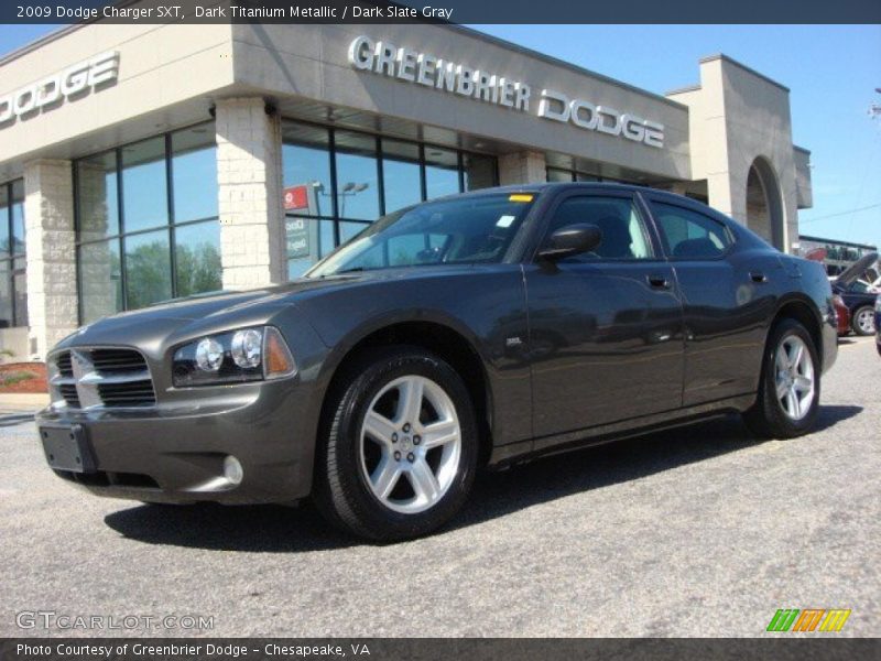 Dark Titanium Metallic / Dark Slate Gray 2009 Dodge Charger SXT