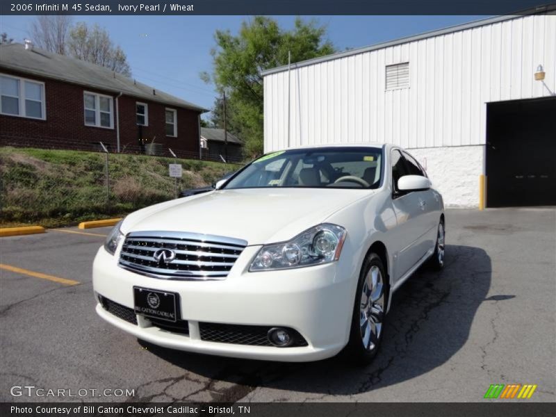 Ivory Pearl / Wheat 2006 Infiniti M 45 Sedan