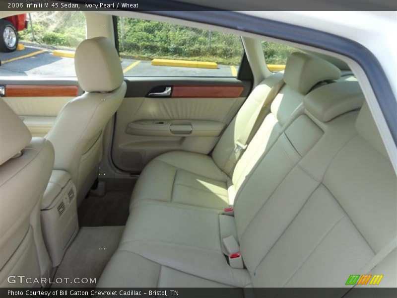 Ivory Pearl / Wheat 2006 Infiniti M 45 Sedan