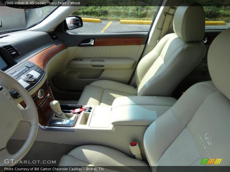 Ivory Pearl / Wheat 2006 Infiniti M 45 Sedan