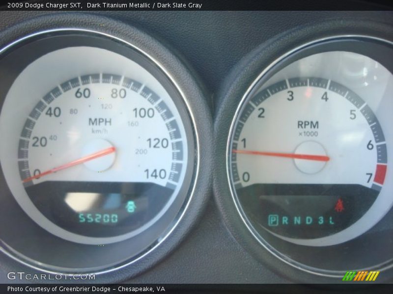 Dark Titanium Metallic / Dark Slate Gray 2009 Dodge Charger SXT