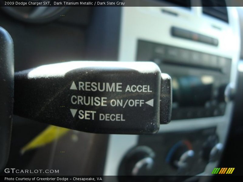Dark Titanium Metallic / Dark Slate Gray 2009 Dodge Charger SXT