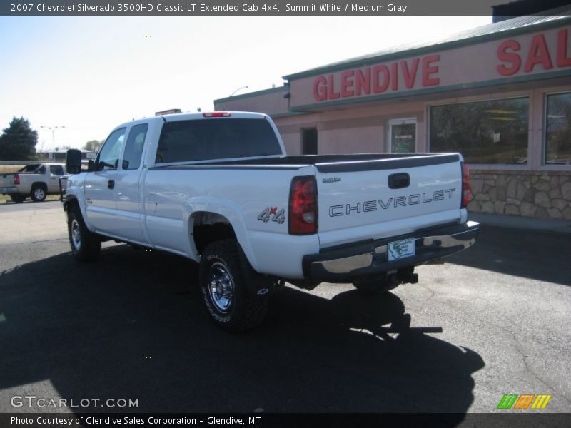 Summit White / Medium Gray 2007 Chevrolet Silverado 3500HD Classic LT Extended Cab 4x4