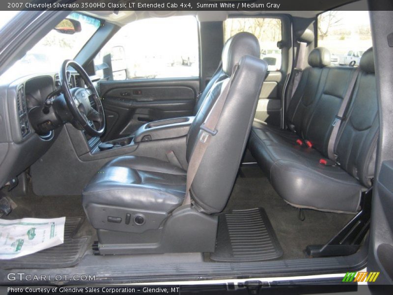 2007 Silverado 3500HD Classic LT Extended Cab 4x4 Medium Gray Interior