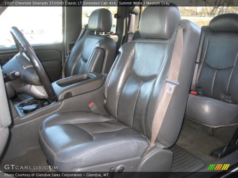 Summit White / Medium Gray 2007 Chevrolet Silverado 3500HD Classic LT Extended Cab 4x4